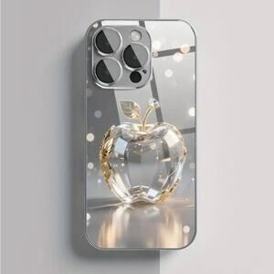 Phone Case IPhone 15 Pro Max Shiny glitter apple pattern